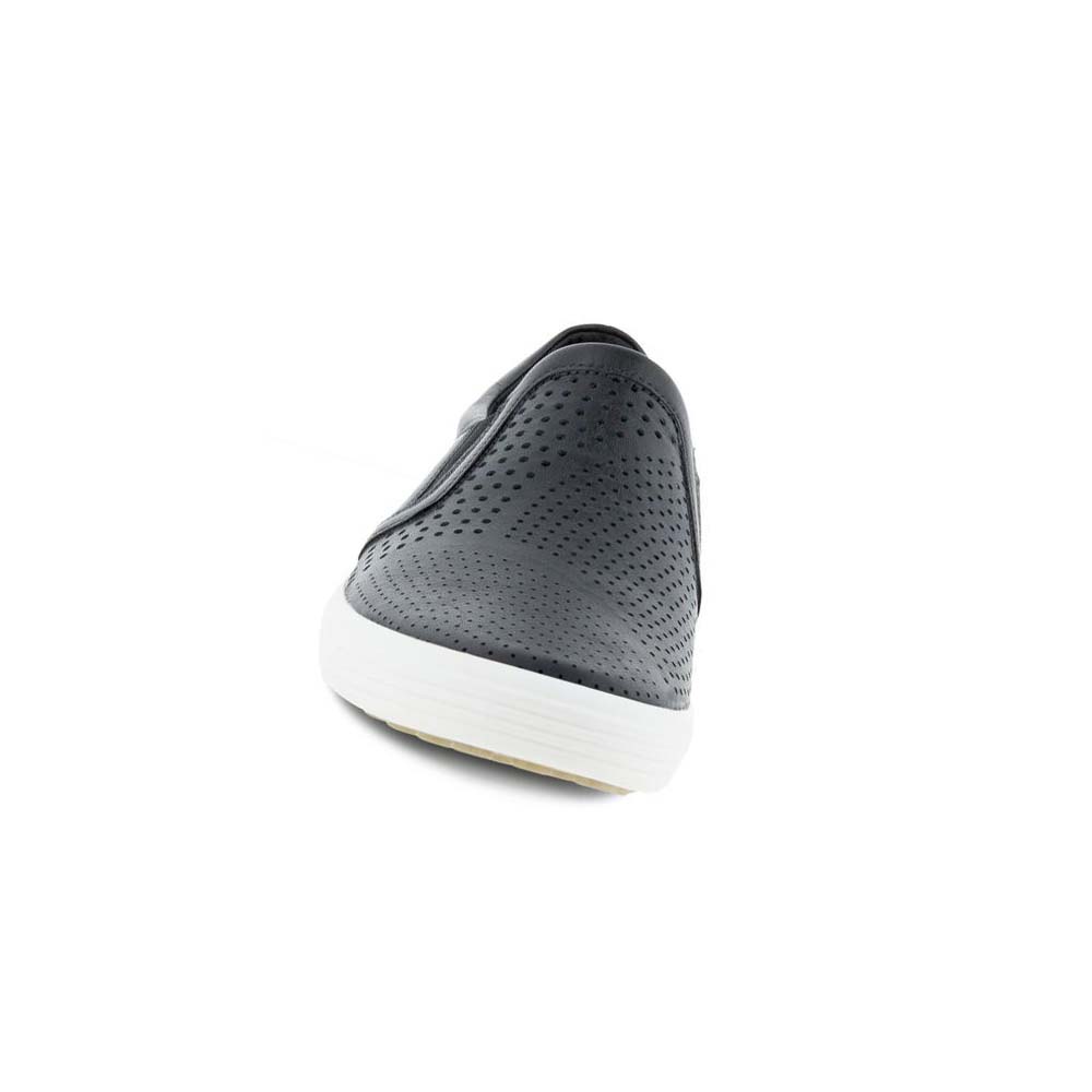 Ecco Soft 7 Slip-on Fritidssko Dame Svarte | NO 77FDN